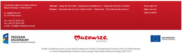Rysunek 16 Sekcja informacyjna
