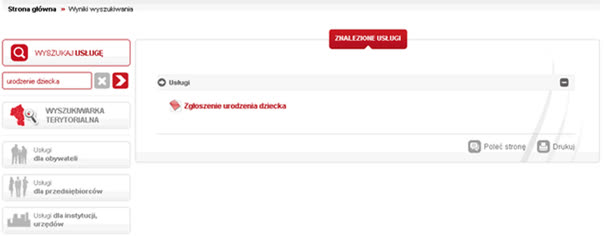 Rysunek 25 Wyniki wyszukiwania