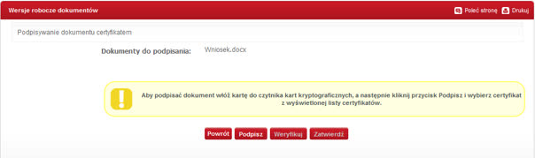 Rysunek 35 Podpis certyfikatem