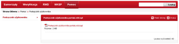 Rysunek 58 Pomoc - funkcja z paska zadań