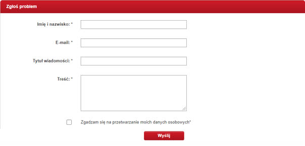 Rysunek 59 Zgłoś problem